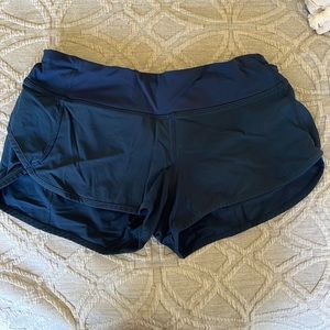 Lululemon Blue speed up shorts
